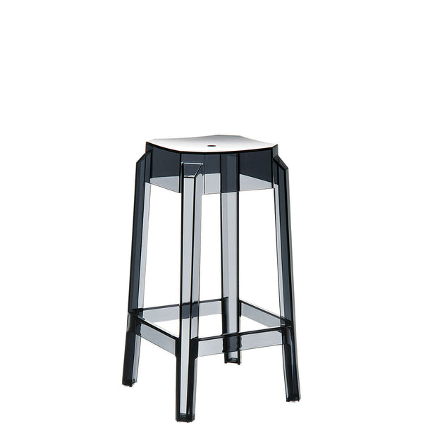 fox kitchen bar stool transparent black