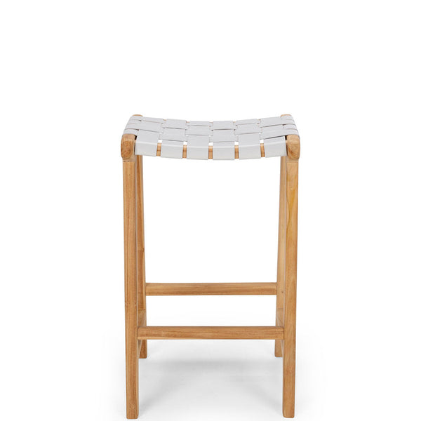 fusion breakfast bar stool woven grey