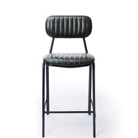retro bar stool green