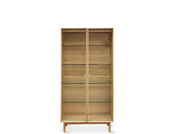 hampton wooden display cabinet 