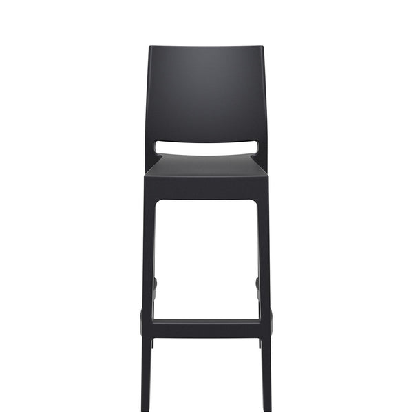 siesta maya bar stool 75cm black