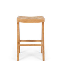 allegra wooden bar stool natural 