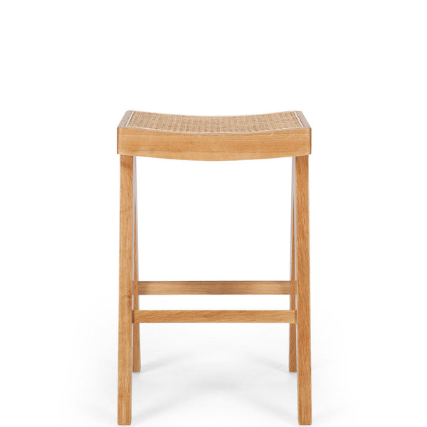allegra wooden bar stool natural 