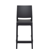 siesta maya bar stool 65cm black