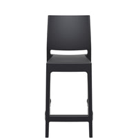 siesta maya bar stool 65cm black