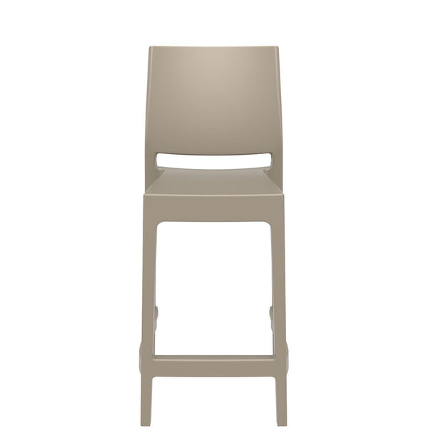 maya breakfast bar stool taupe