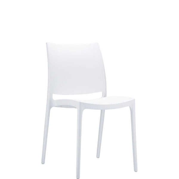 maya outdoor chair white