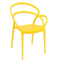 siesta mila outdoor armchair yellow 1