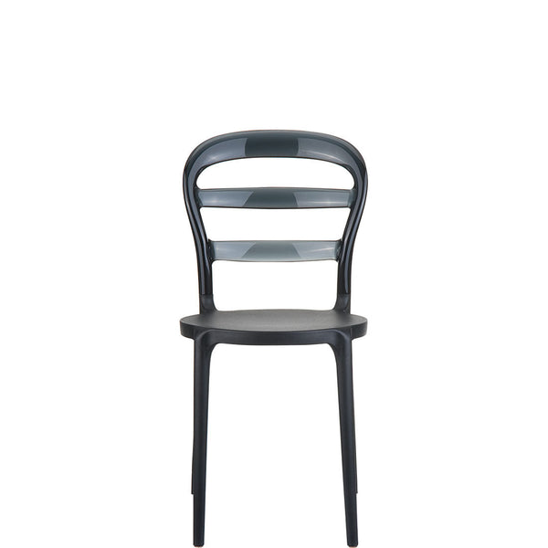 miss bibi outdoor chair black/black