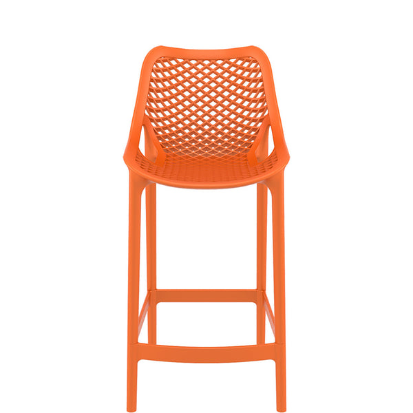 siesta air bar stool 65cm orange