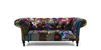 patchwork 2 seater school sofa 7