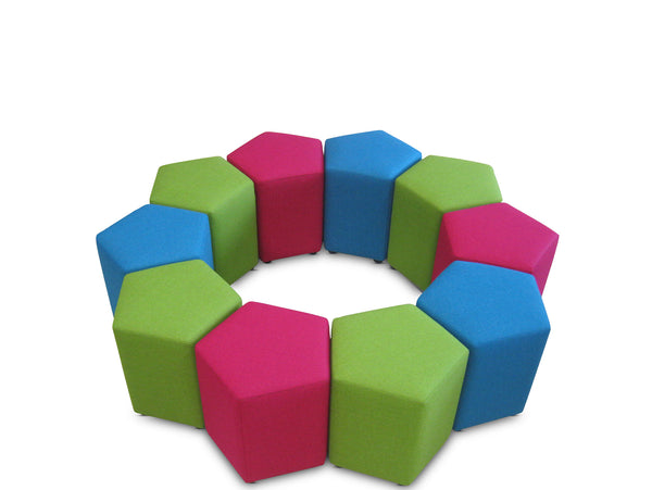 pentagon ottoman