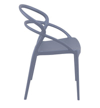 siesta pia armchair dark grey 3