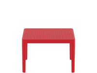 sky side outdoor table red