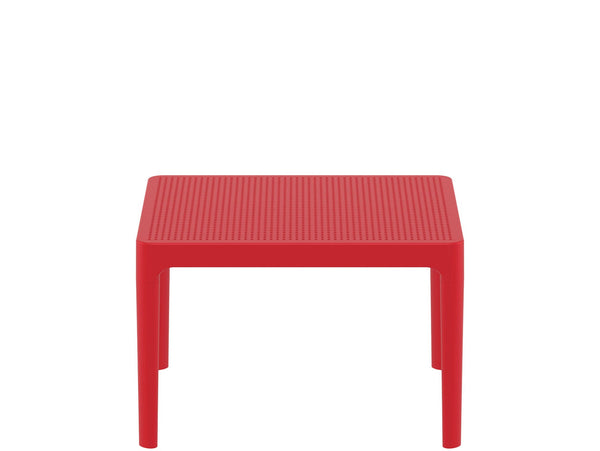  sky side outdoor table red
