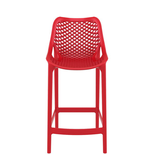 siesta air bar stool 65cm red