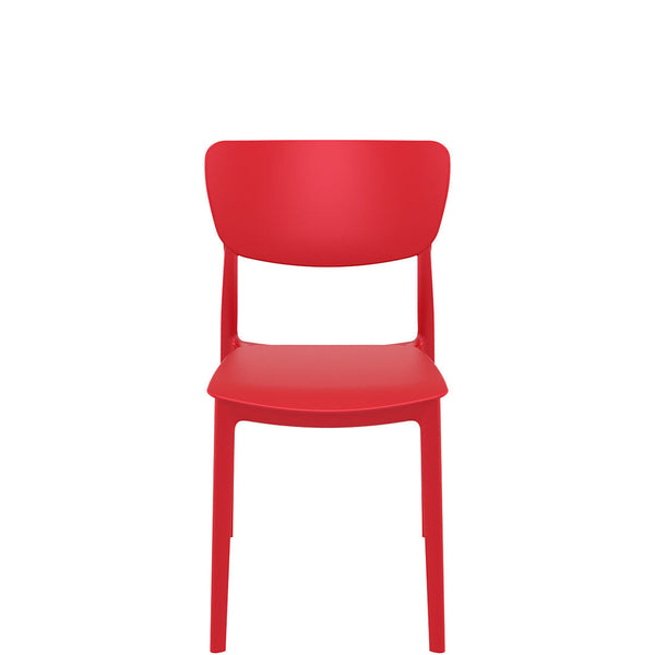 siesta monna outdoor chair red