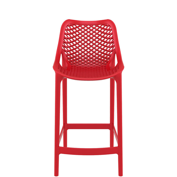 siesta air breakfast bar stool 65cm red