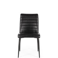 rome dining chair black upholstery