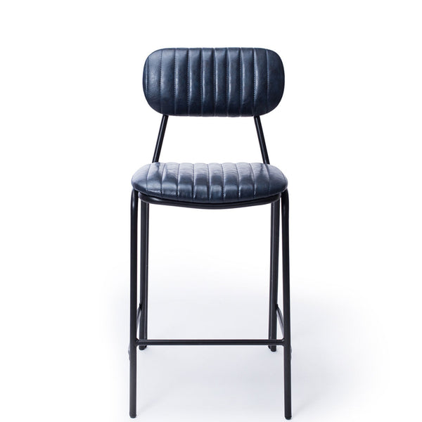 retro breakfast bar stool blue