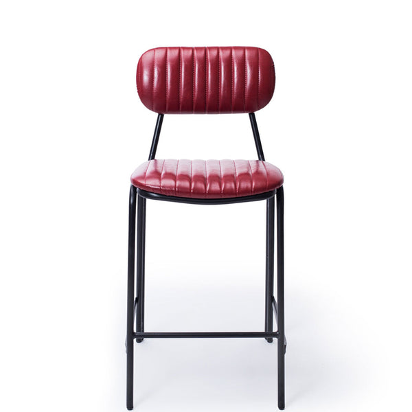 retro breakfast bar stool red