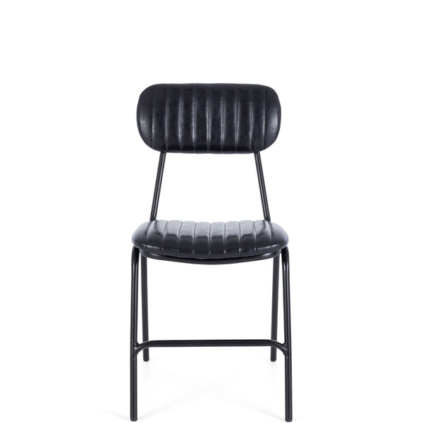 retro dining chair black 