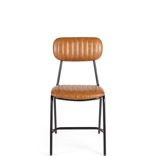 retro dining chair tan