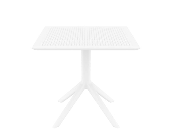 sky outdoor table white