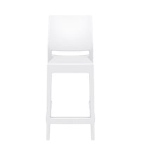 siesta maya bar stool 65cm white