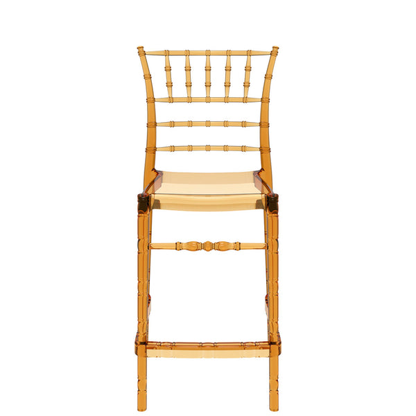 siesta chiavari bar stool 65cm amber 