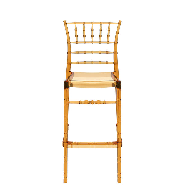siesta chiavari bar stool 75cm amber