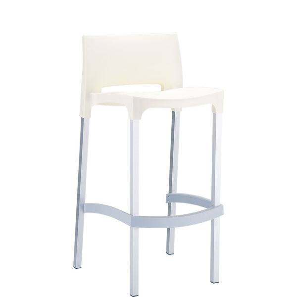 siesta gio bar stool 75cm beige