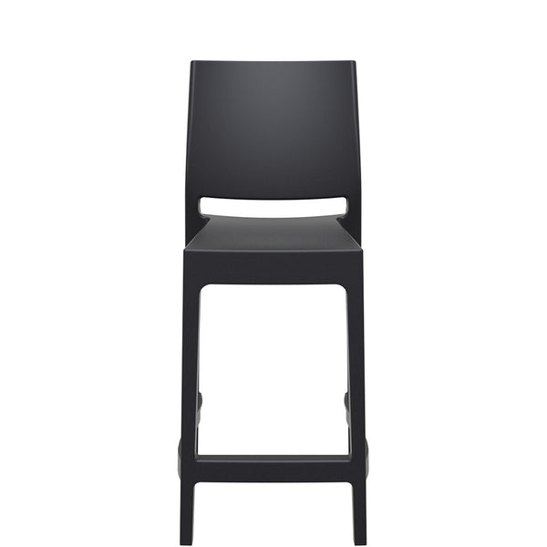 siesta maya bar stool 65cm black