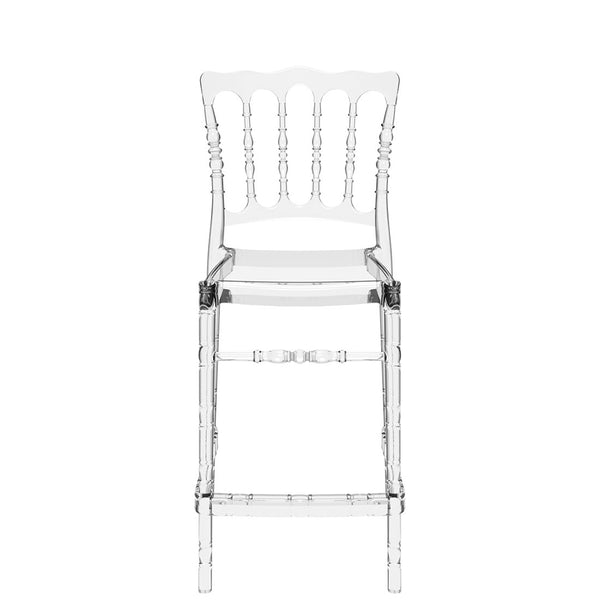 siesta opera bar stool 65cm transparent