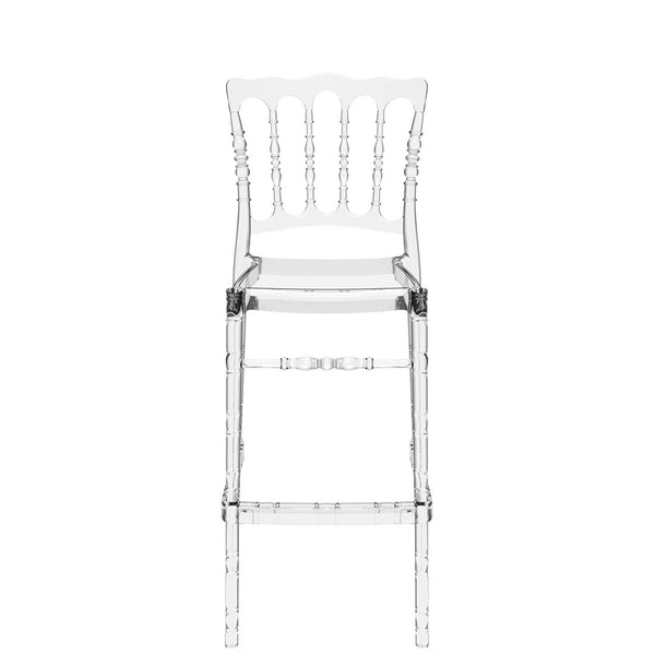 siesta opera bar stool 75cm clear
