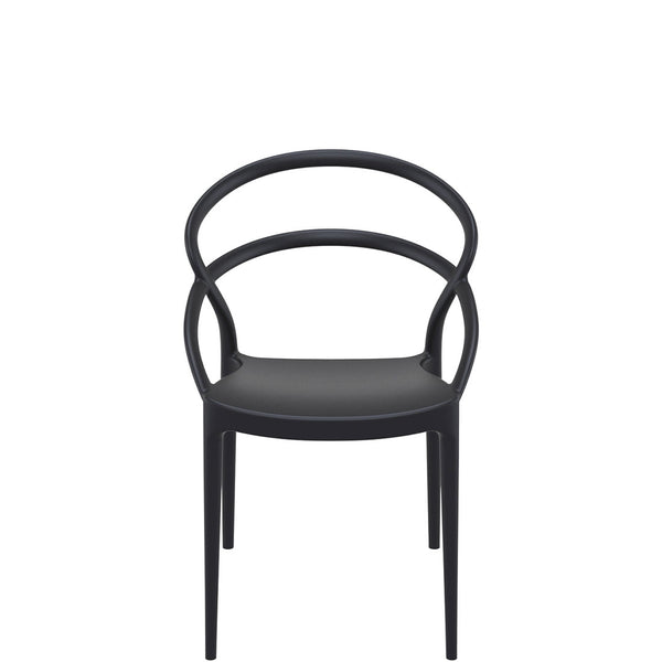 siesta pia armchair black
