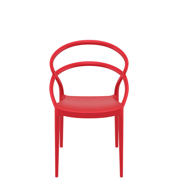 siesta pia armchair red