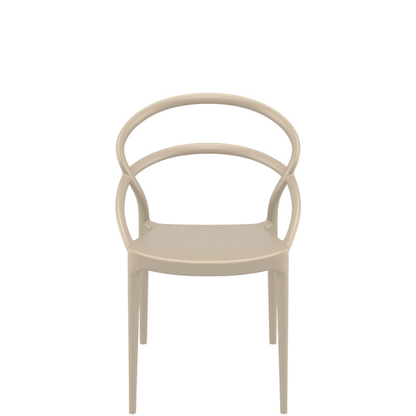 siesta pia armchair taupe