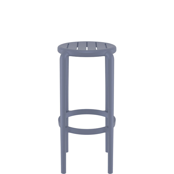 siesta tom bar stool 75cm dark grey