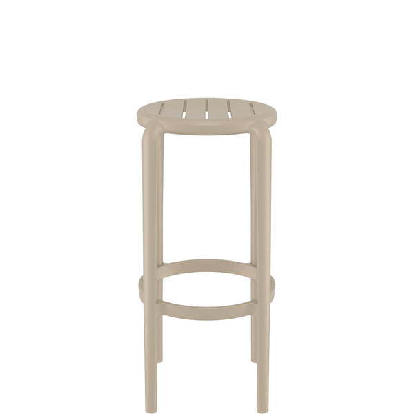 siesta tom bar stool 75cm taupe