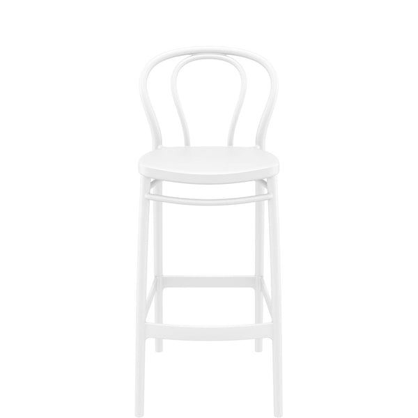 siesta victor bar stool 75cm white