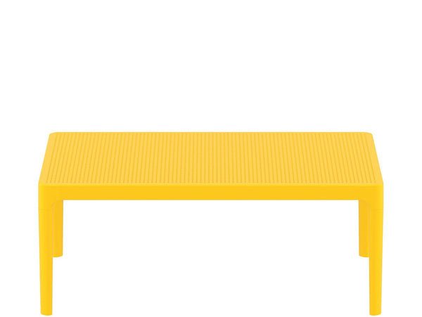 sky lounge outdoor coffee table yellow