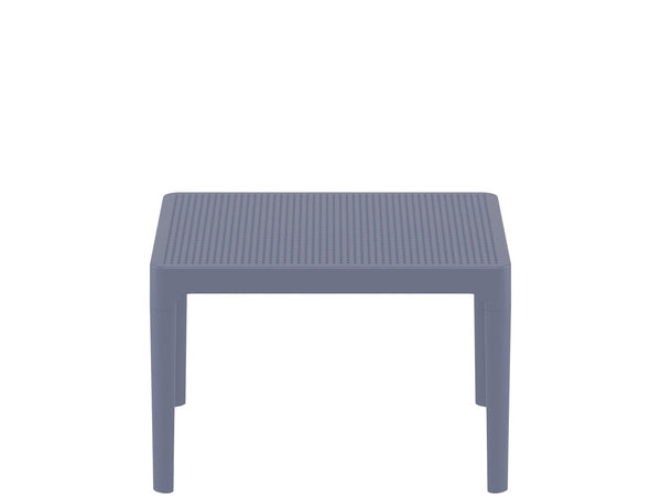 sky side outdoor coffee table dark grey