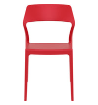 siesta snow outdoor chair red 1