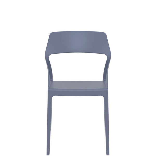 snow outdoor chair dark grey