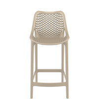 siesta air outdoor bar stool 65cm taupe