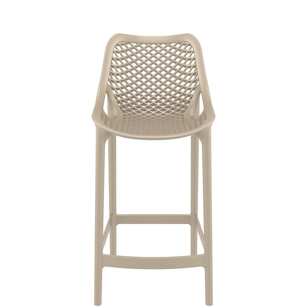 siesta air outdoor bar stool 65cm taupe
