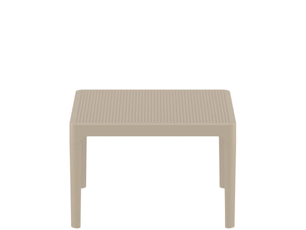 sky side outdoor table taupe