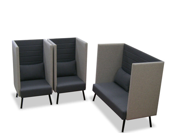 tuscany upholstered privacy booth 