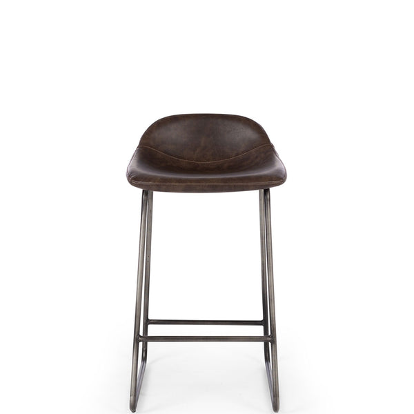 urban bar stool 65cm vintage brown